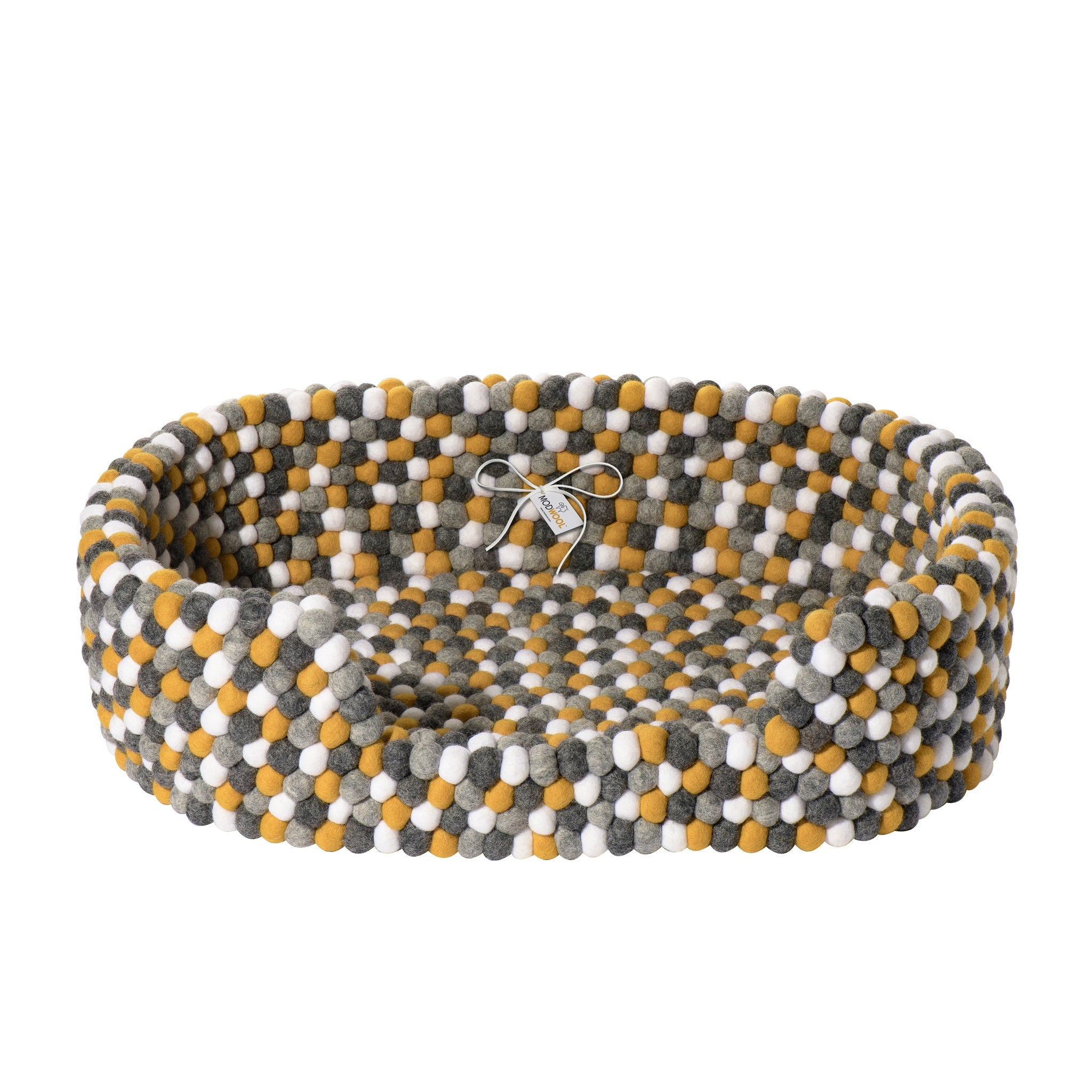 ModWool Felt Ball 24 x 17 x 6.5 Inch Pet Bed - comfortable bed for restful sleep | Image 3 | InSTYLE Home & Rugs