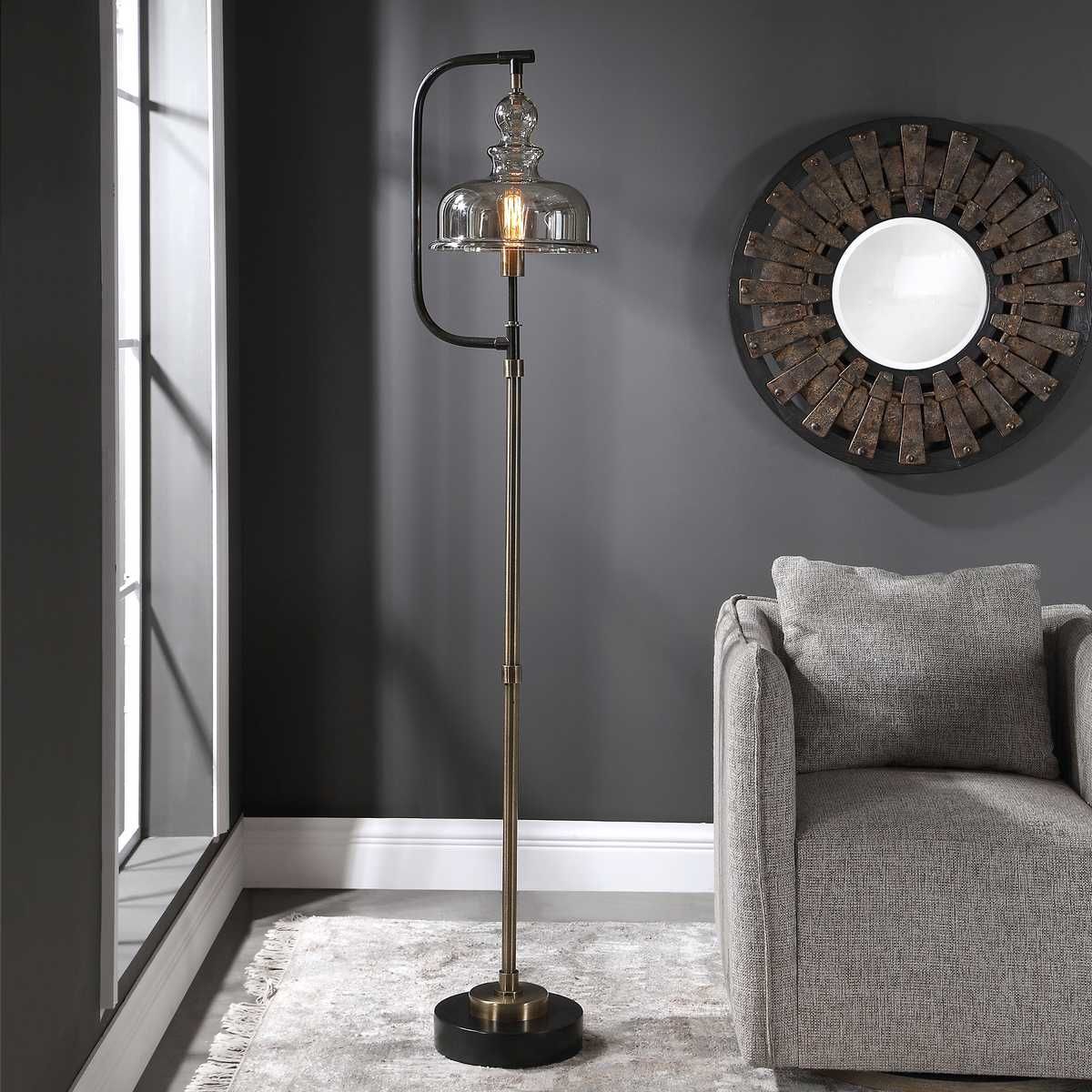 Elieser Floor Lamp - contemporary lamps for stylish lighting solutions | Image 1 | InSTYLE Home & Rugs