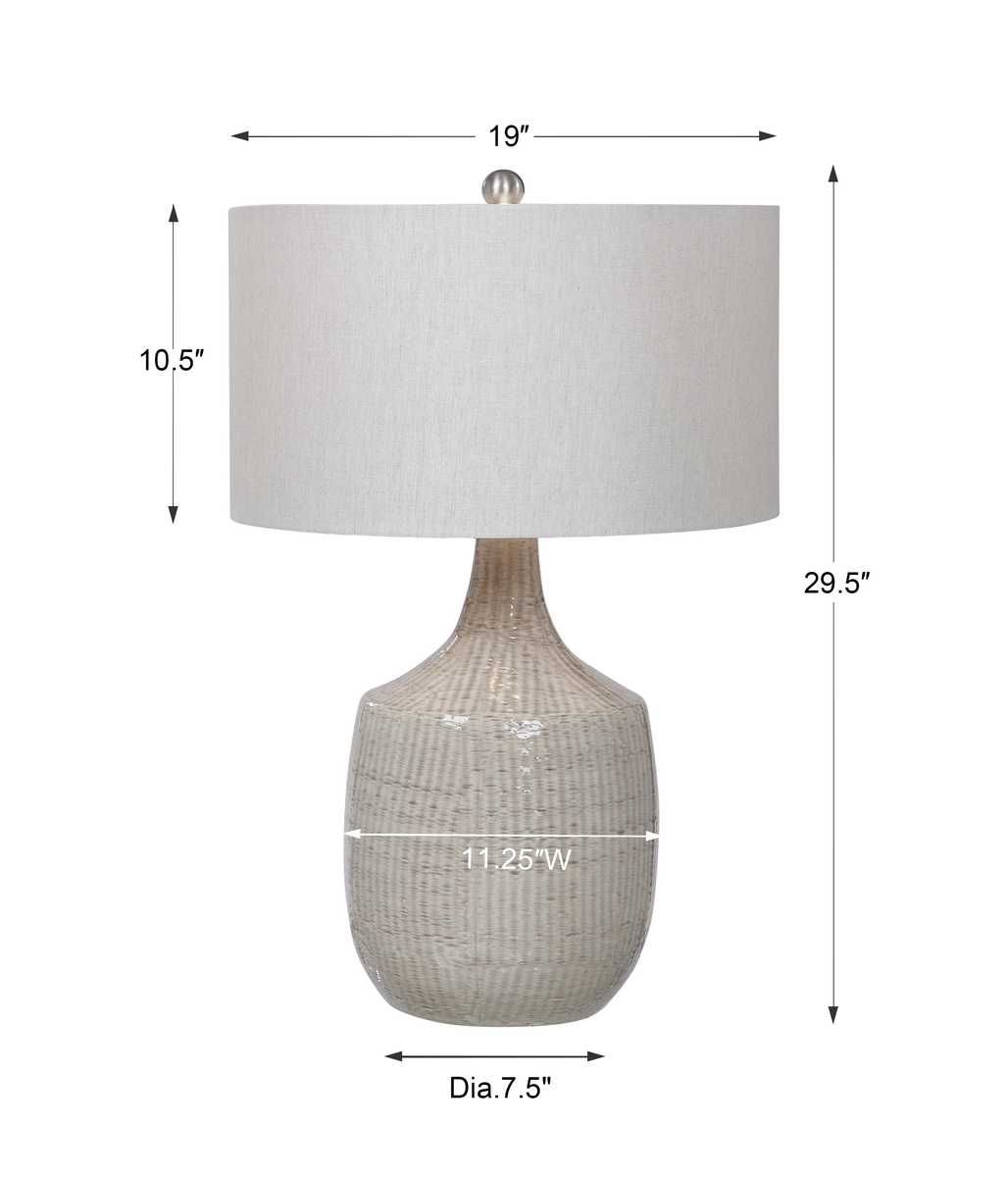Felipe Table Lamp, Light Gray - contemporary lamps for stylish lighting solutions | Image 9 | InSTYLE Home & Rugs