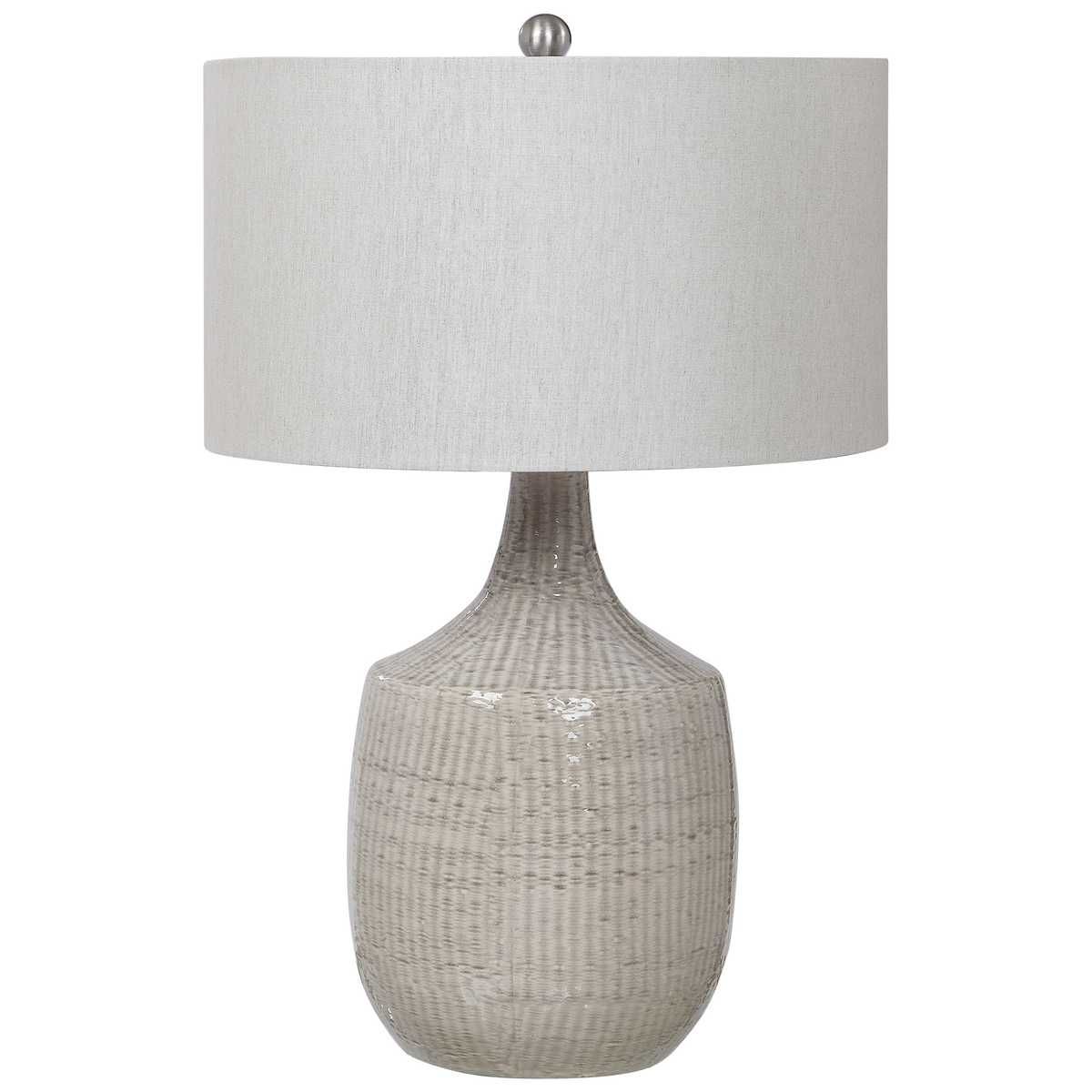 Felipe Table Lamp, Light Gray - contemporary lamps for stylish lighting solutions | Image 3 | InSTYLE Home & Rugs