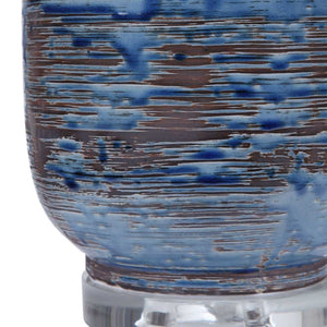 Magellan Table Lamp, Blue - elegant lamps to enhance your room ambiance | Image 5 | InSTYLE Home & Rugs