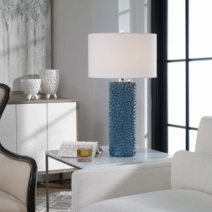Ciji Table Lamp, Blue - versatile lighting lamps for any interior style | Image 1 | InSTYLE Home & Rugs