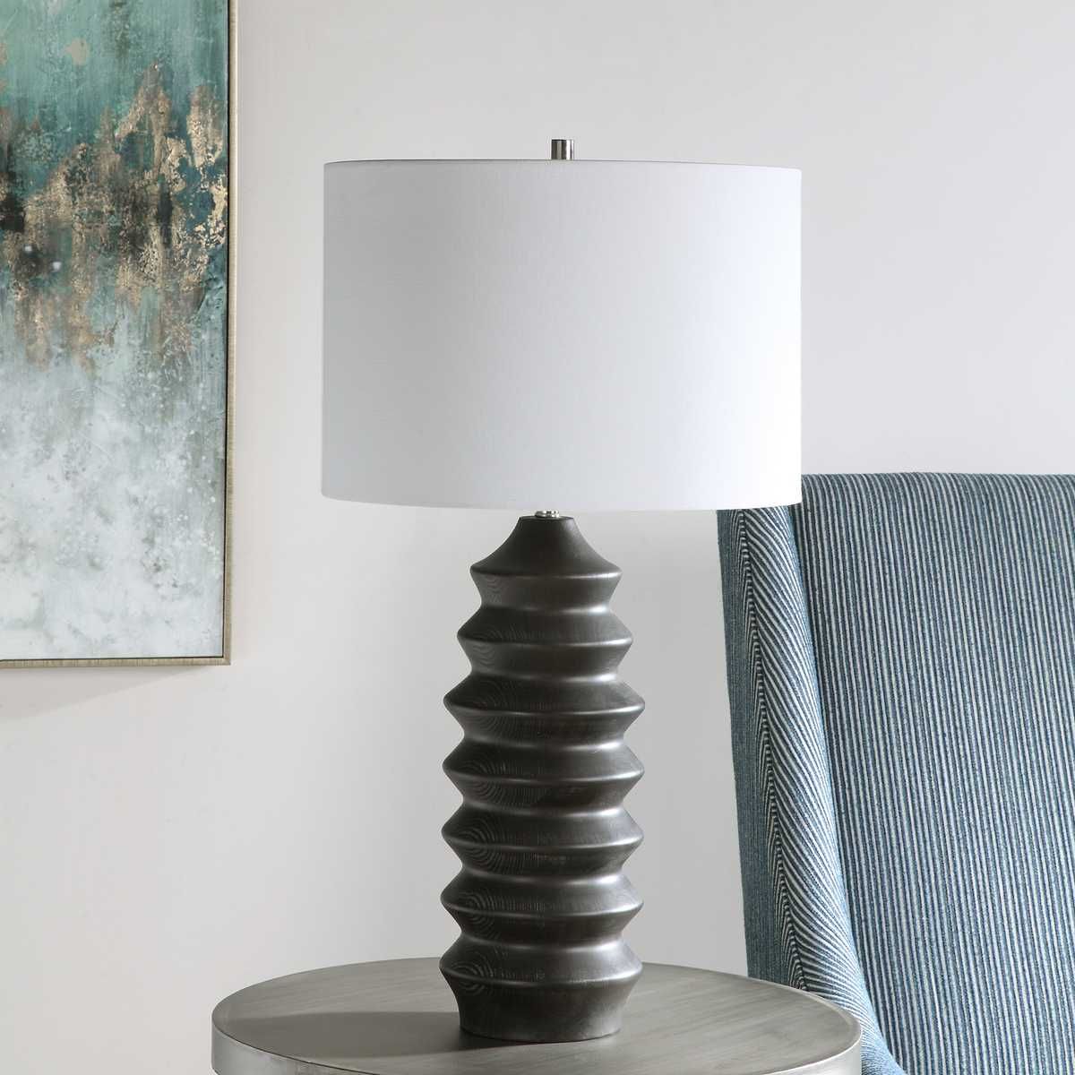 Uplift Table Lamp, Black - versatile lighting lamps for any interior style | Image 3 | InSTYLE Home & Rugs