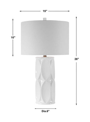 Sinclair Table Lamp, White - elegant lamps to enhance your room ambiance | Image 7 | InSTYLE Home & Rugs