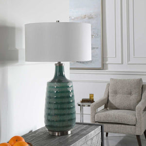 Scouts Table Lamp, Teal - contemporary lamps for stylish lighting solutions | Image 7 | InSTYLE Home & Rugs