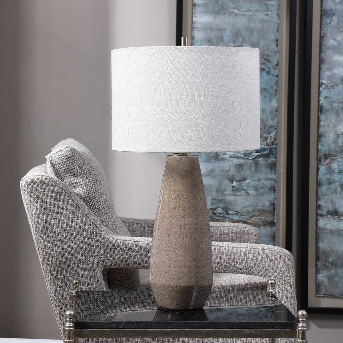 Volterra Table Lamp - chic table lamp for any room | Image 3 | InSTYLE Home & Rugs