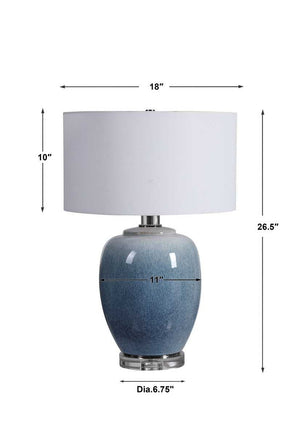 Blue Waters Table Lamp - elegant lamps to enhance your room ambiance | Image 8 | InSTYLE Home & Rugs