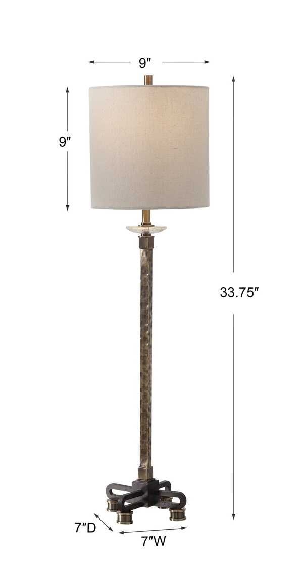 Parnell Buffet Lamp - elegant lamps to enhance your room ambiance | Image 9 | InSTYLE Home & Rugs