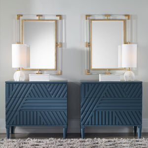 Balkan Mirror, Gold - perfect for enhancing light and creating a sense of space | Image 4 | InSTYLE Home & Rugs