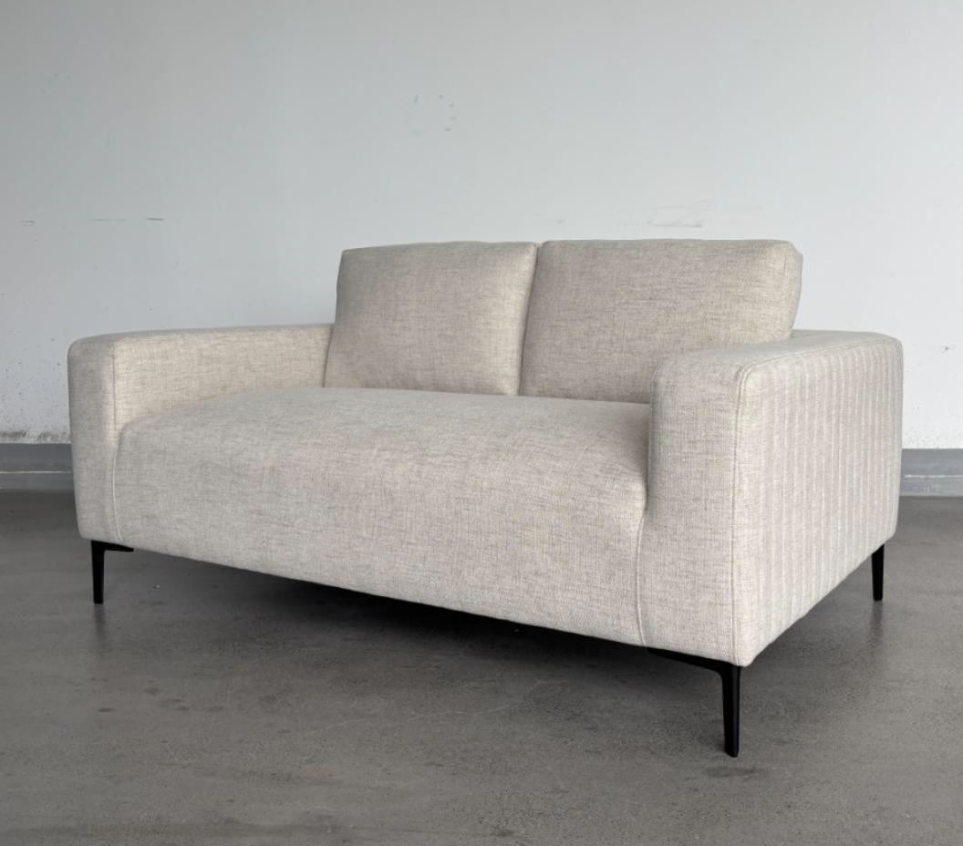 Beige fabric Black metal legs - | Image 1 | InSTYLE Home & Rugs