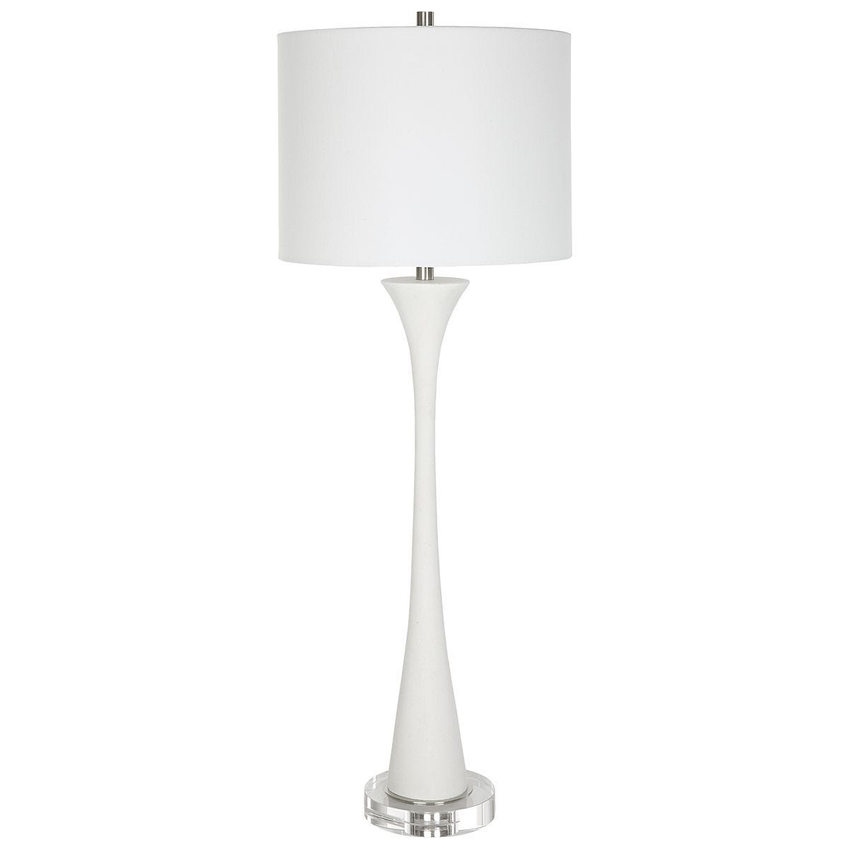 Fountain Buffet Lamp, White - contemporary lamps for stylish lighting solutions | Image 3 | InSTYLE Home & Rugs