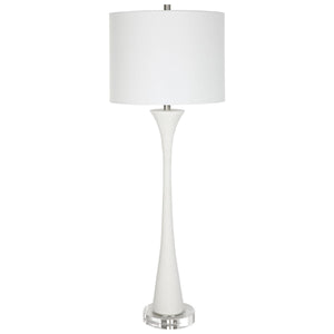 Fountain Buffet Lamp, White - contemporary lamps for stylish lighting solutions | Image 3 | InSTYLE Home & Rugs