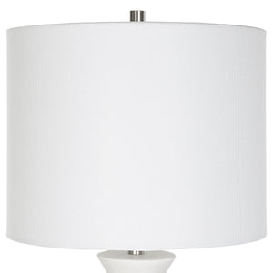 Fountain Buffet Lamp, White - contemporary lamps for stylish lighting solutions | Image 4 | InSTYLE Home & Rugs