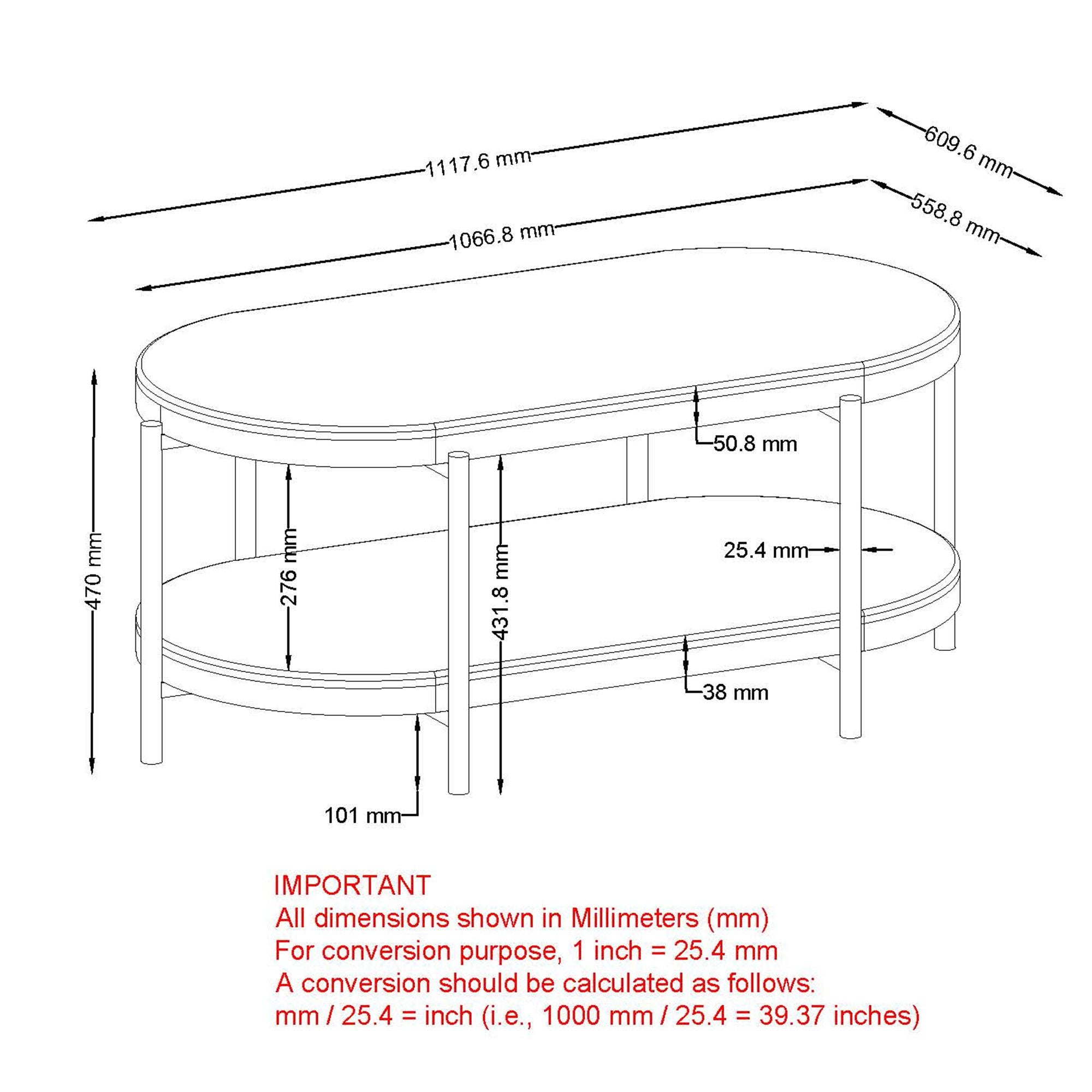 Johar Oval Coffee Table - functional centerpieces for homes | Image 9 | InSTYLE Home & Rugs