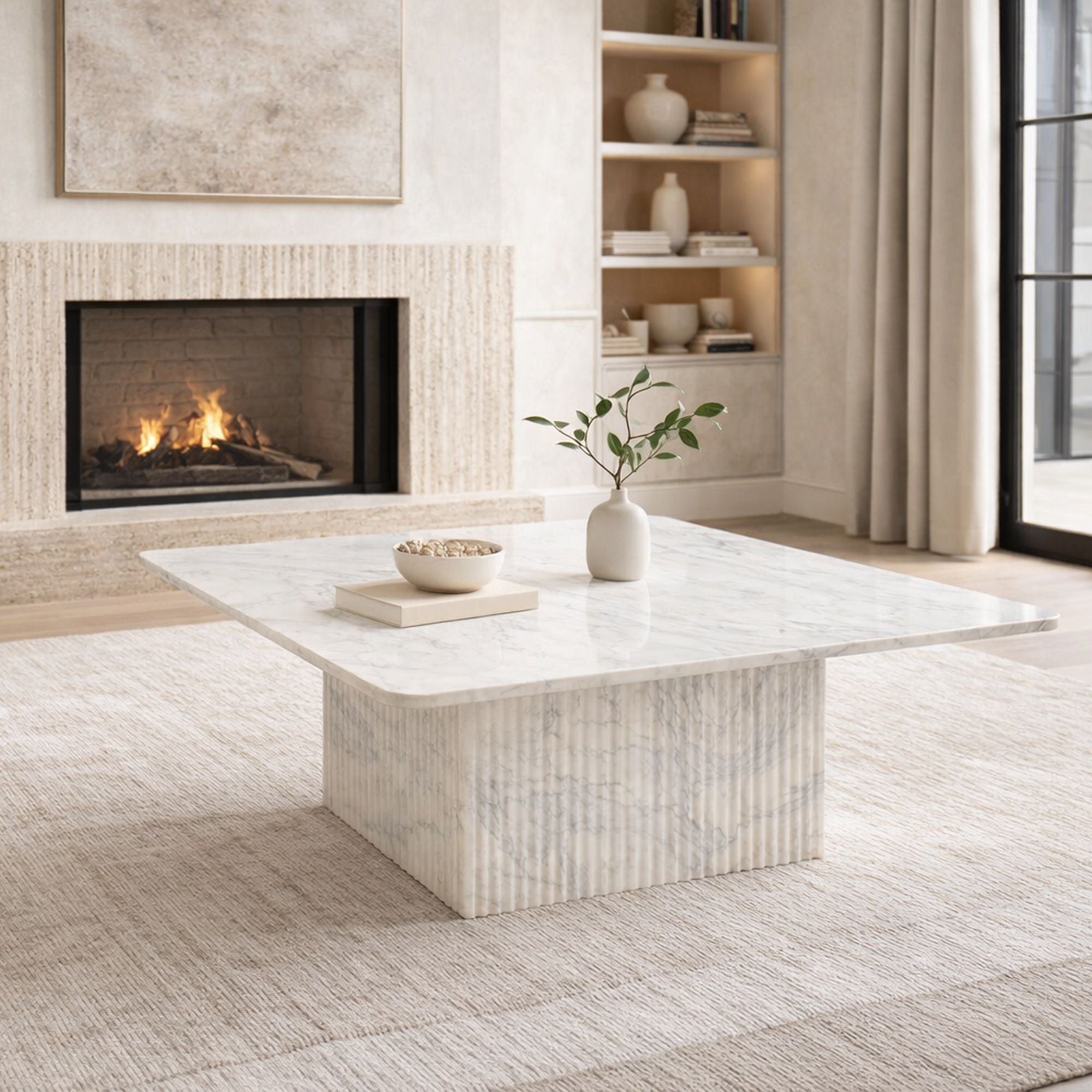 Roland Square Coffee Table - functional centerpieces for homes | Image 2 | InSTYLE Home & Rugs