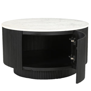 Reyna Round Coffee Table with Storage - stylish tables for living rooms | Image 4 | InSTYLE Home & Rugs