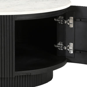 Reyna Round Coffee Table with Storage - stylish tables for living rooms | Image 6 | InSTYLE Home & Rugs