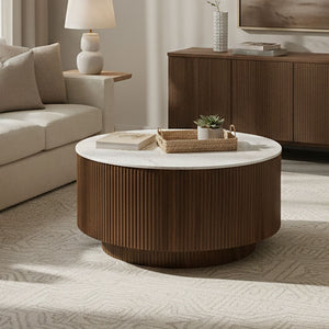 Reyna Round Coffee Table with Storage - stylish tables for living rooms | Image 10 | InSTYLE Home & Rugs
