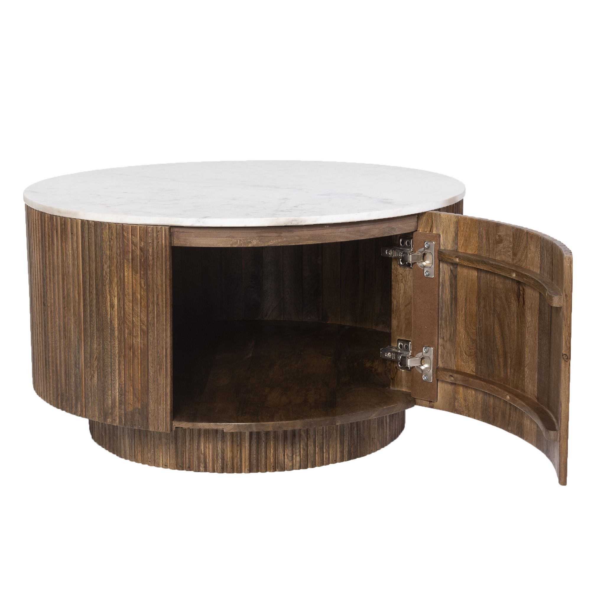 Reyna Round Coffee Table with Storage - stylish tables for living rooms | Image 11 | InSTYLE Home & Rugs