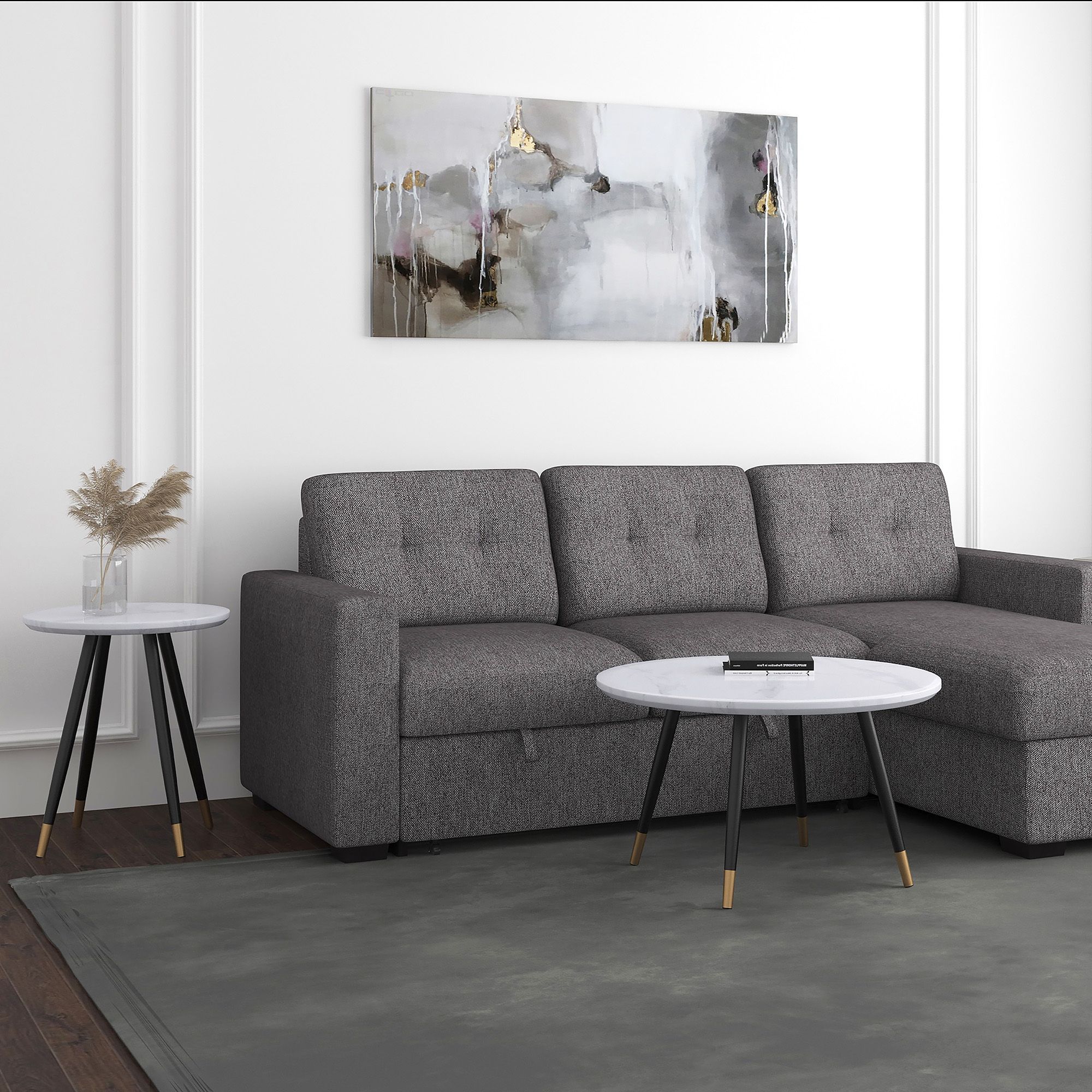 Emery Round Coffee Table - modern design for any room | Image 7 | InSTYLE Home & Rugs
