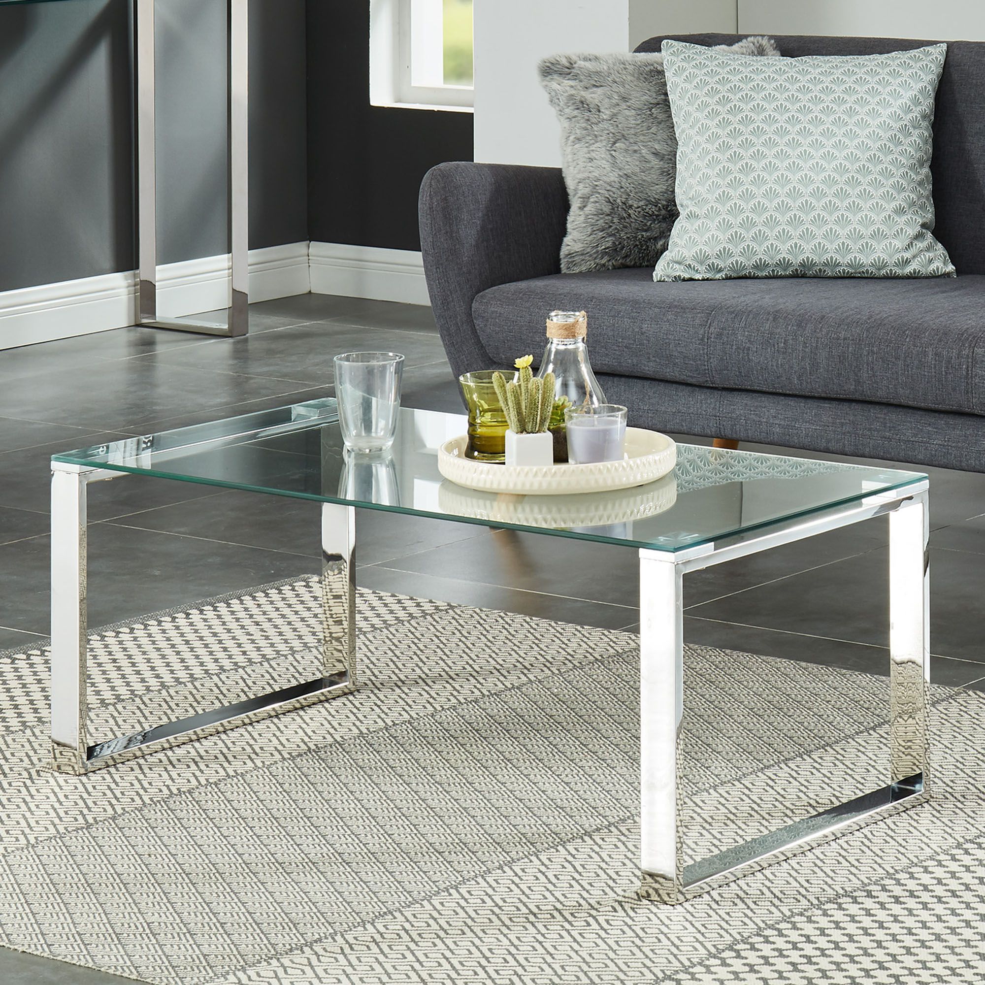 Zevon Rectangular Coffee Table - modern design for any room | Image 2 | InSTYLE Home & Rugs