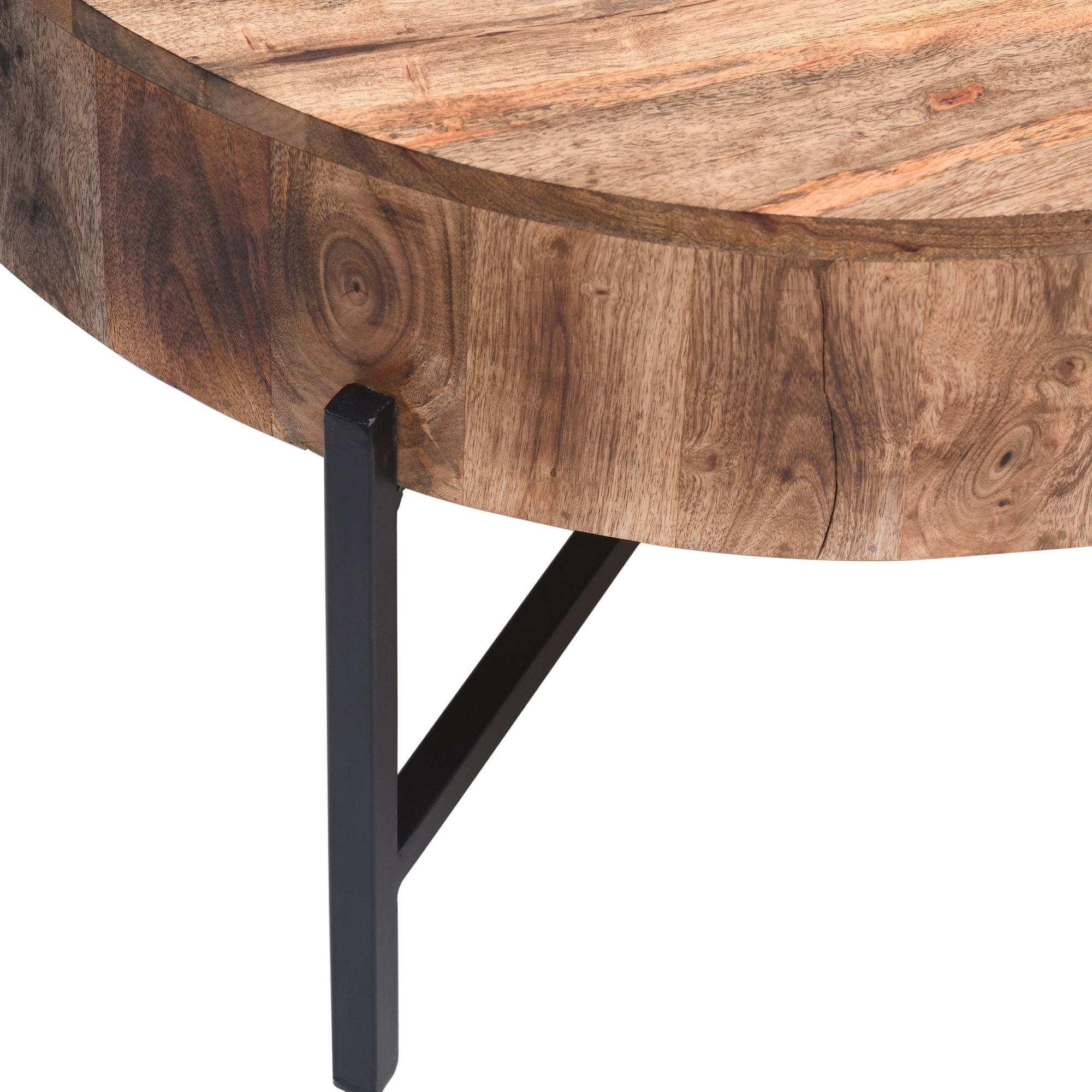 Blox Round Coffee Table - functional centerpieces for homes | Image 5 | InSTYLE Home & Rugs