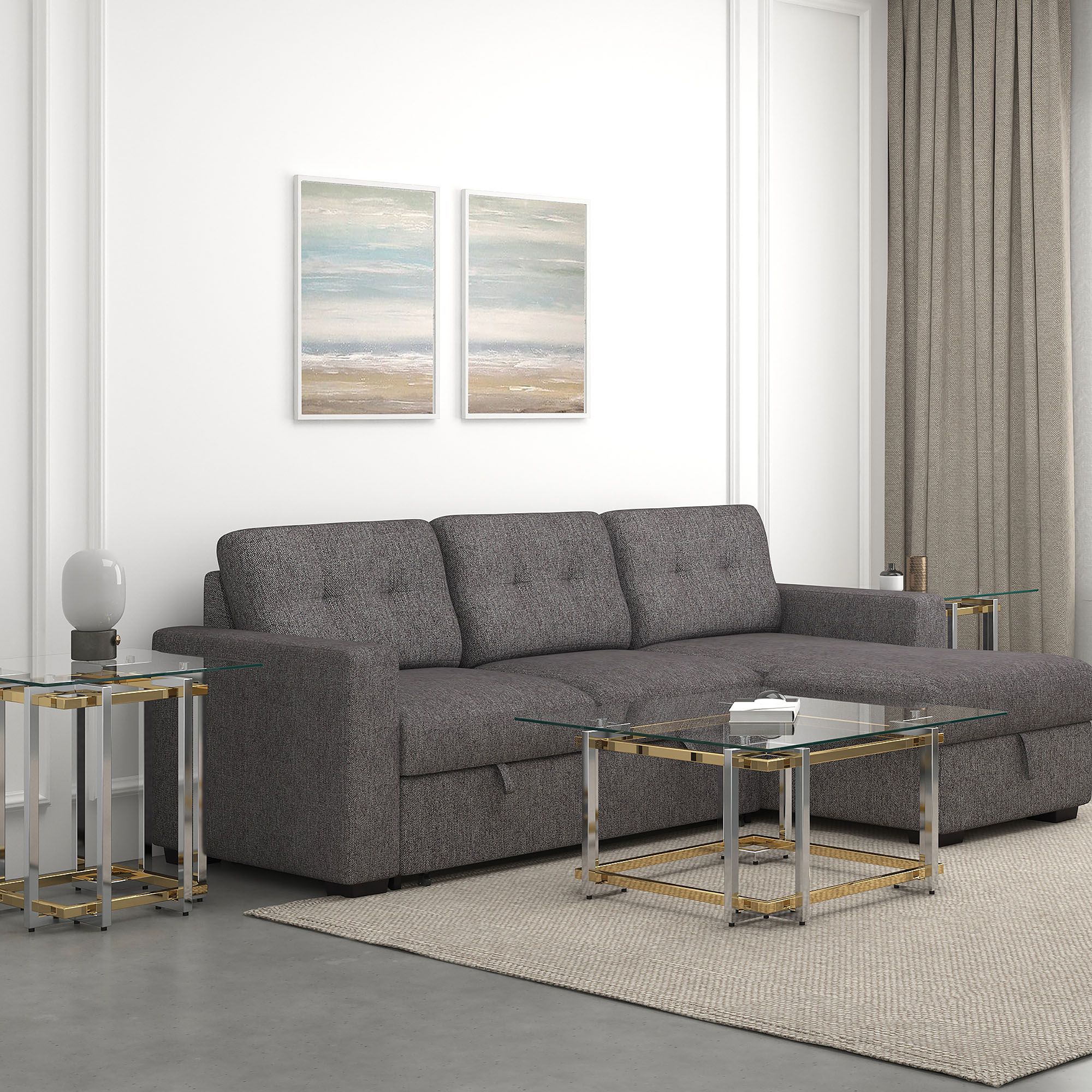 Florina Square Coffee Table - modern design for any room | Image 6 | InSTYLE Home & Rugs