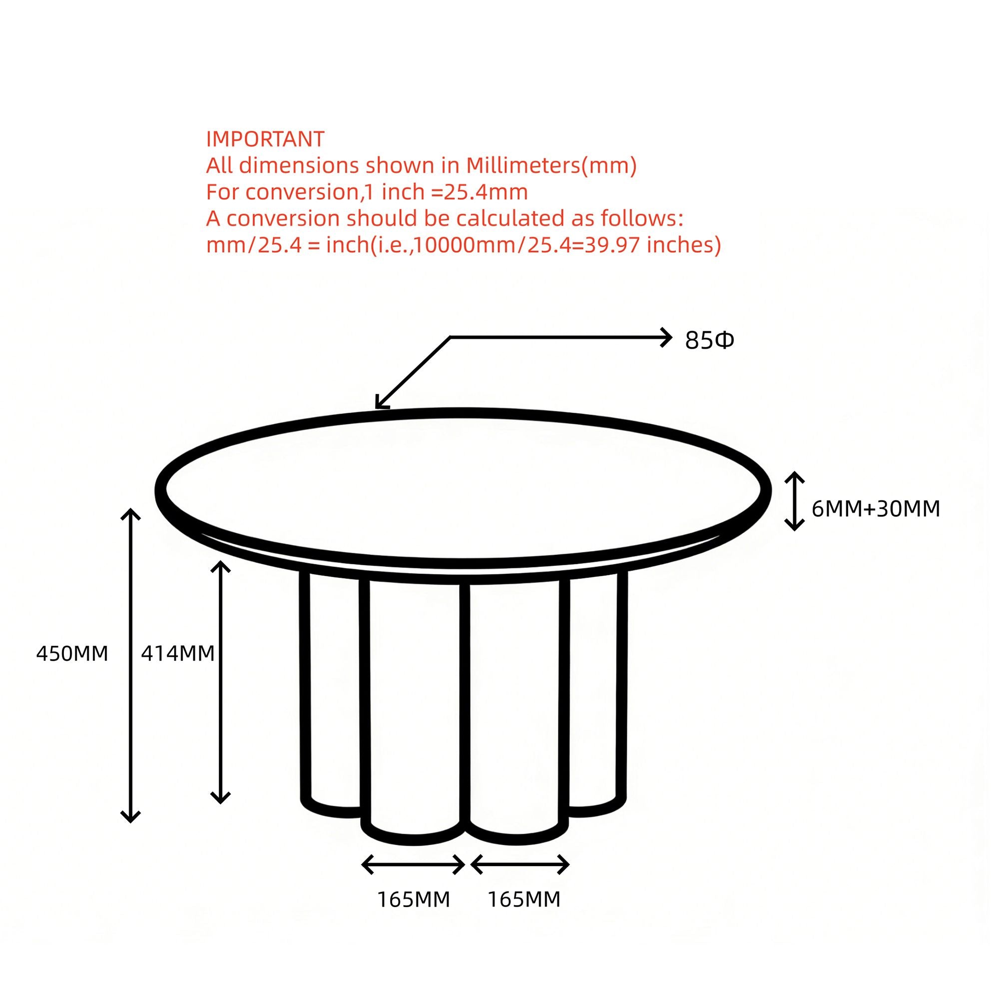 Seaton Round Coffee Table - modern design for any room | Image 8 | InSTYLE Home & Rugs