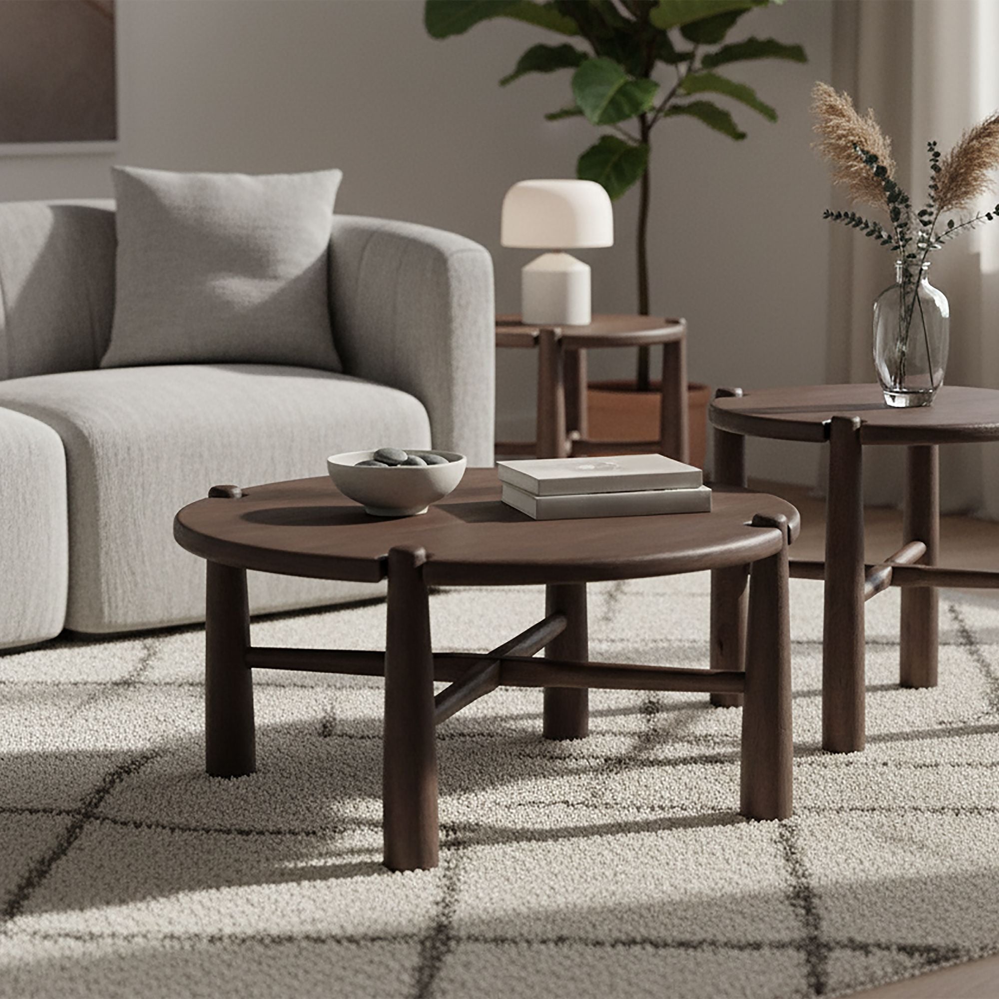Carlyn Round Coffee Table - modern design for any room | Image 2 | InSTYLE Home & Rugs