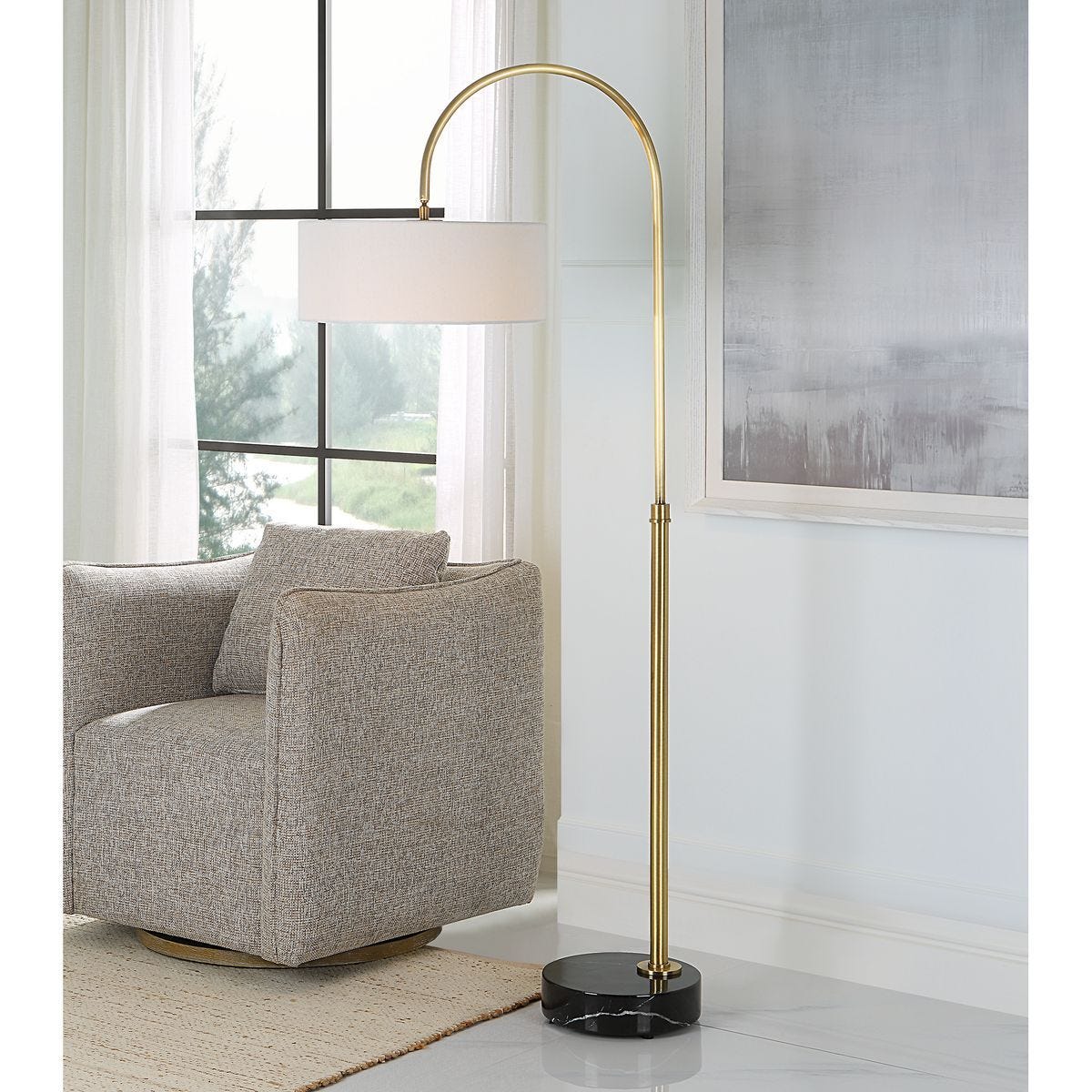 Huxford Floor Lamp - stylish lamps for any room | Image 1 | InSTYLE Home & Rugs