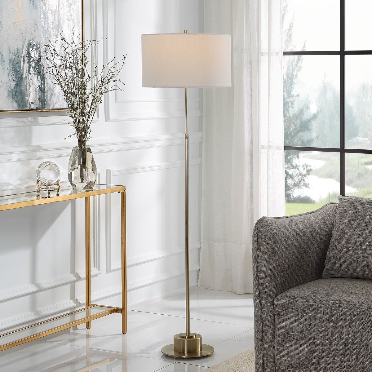 Prominence Floor Lamp - perfect lighting for modern homes | Image 1 | InSTYLE Home & Rugs