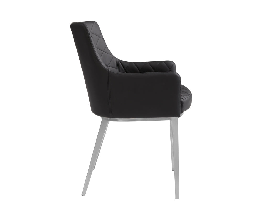 Chase Dining Armchair - elegant seating for dining areas | Image 4 | InSTYLE Home & Rugs