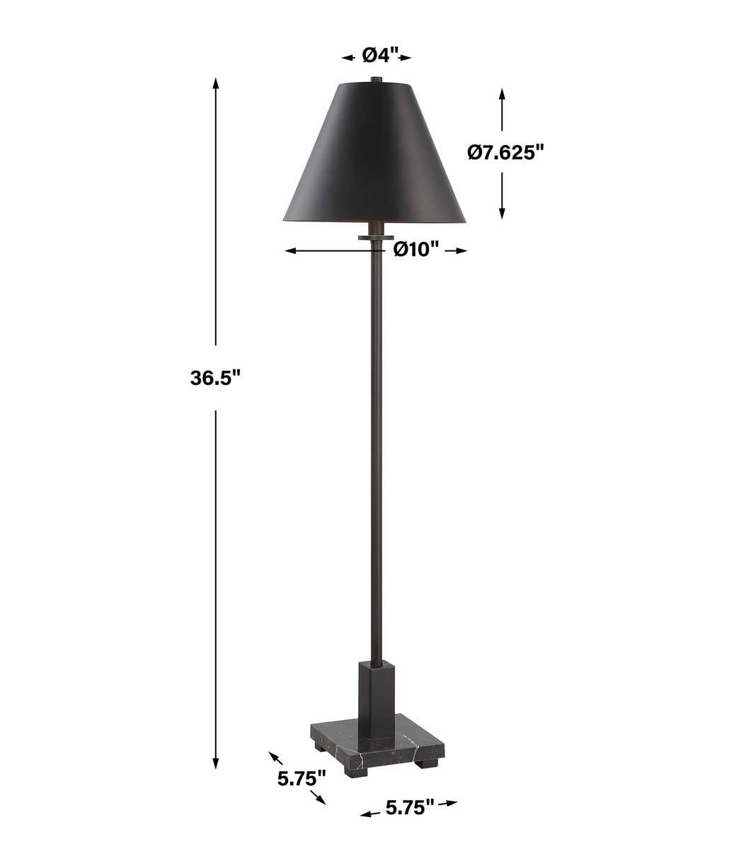 Pilot Buffet Lamp, Black - contemporary buffets to enhance your home décor | Image 7 | InSTYLE Home & Rugs