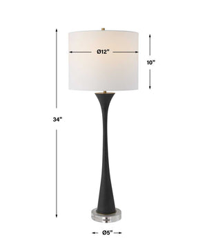 Fountain Buffet Lamp, Black - contemporary buffets to enhance your home décor | Image 8 | InSTYLE Home & Rugs