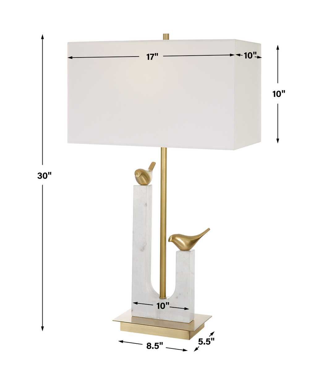Songbirds Table Lamp - chic table lamp for any room | Image 8 | InSTYLE Home & Rugs