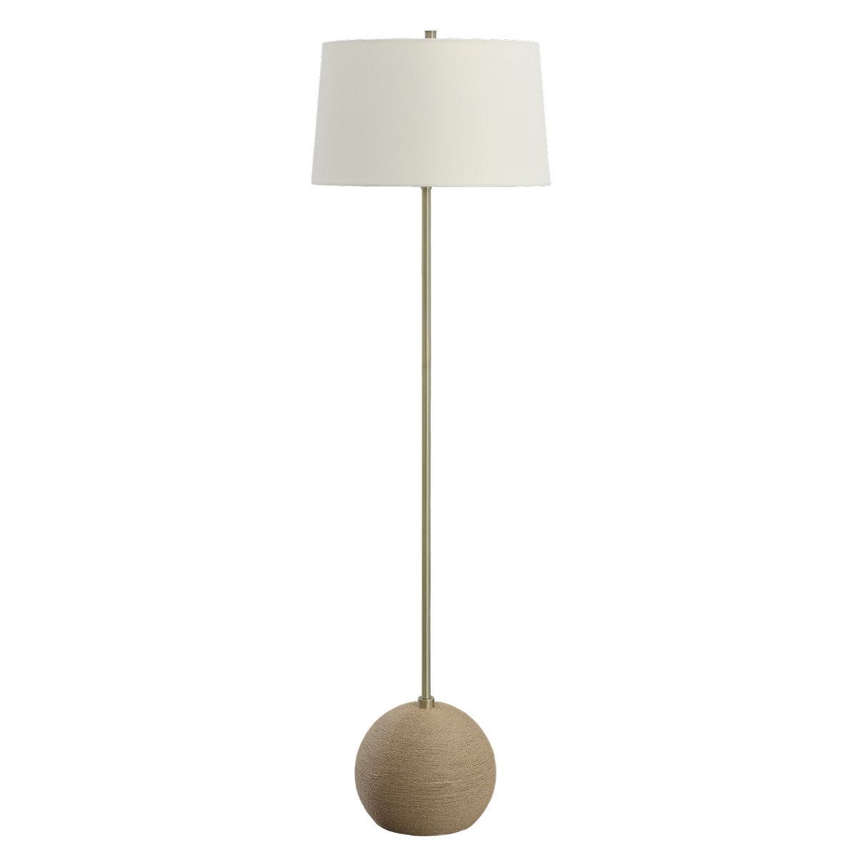 Captiva Floor Lamp, Brass - perfect lighting for modern homes | Image 4 | InSTYLE Home & Rugs