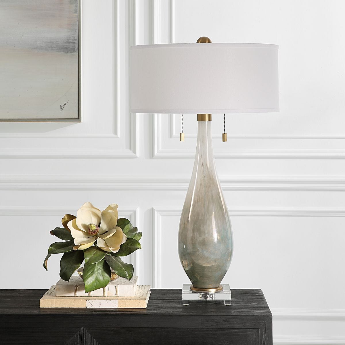 Cardoni Table Lamp, Smoke - elegant lamps to enhance your room ambiance | Image 3 | InSTYLE Home & Rugs