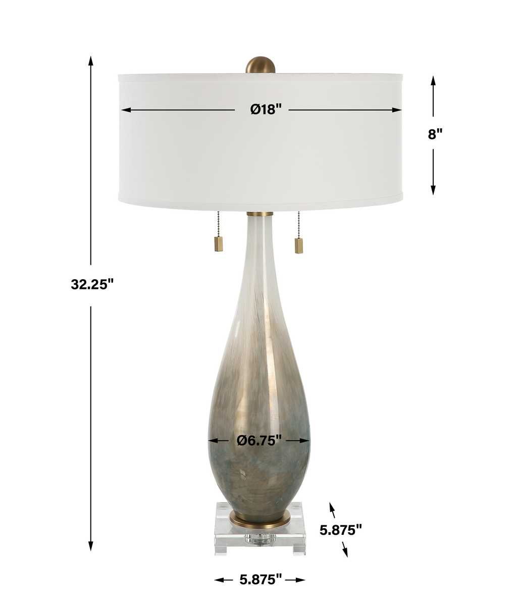 Cardoni Table Lamp, Smoke - elegant lamps to enhance your room ambiance | Image 8 | InSTYLE Home & Rugs
