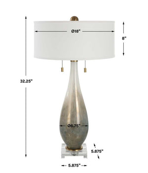 Cardoni Table Lamp, Smoke - elegant lamps to enhance your room ambiance | Image 8 | InSTYLE Home & Rugs