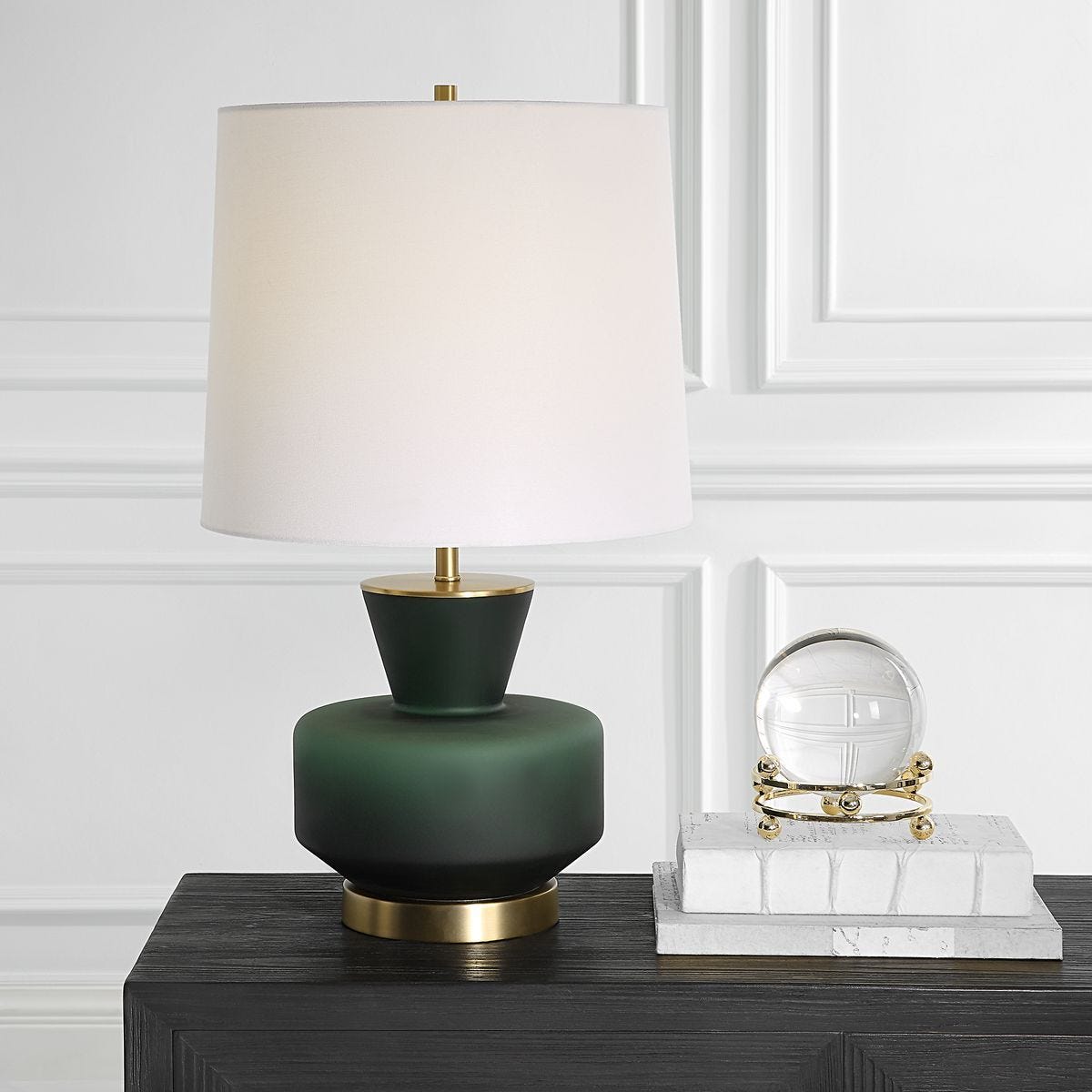 Trentino Table Lamp, Green - versatile lighting lamps for any interior style | Image 5 | InSTYLE Home & Rugs