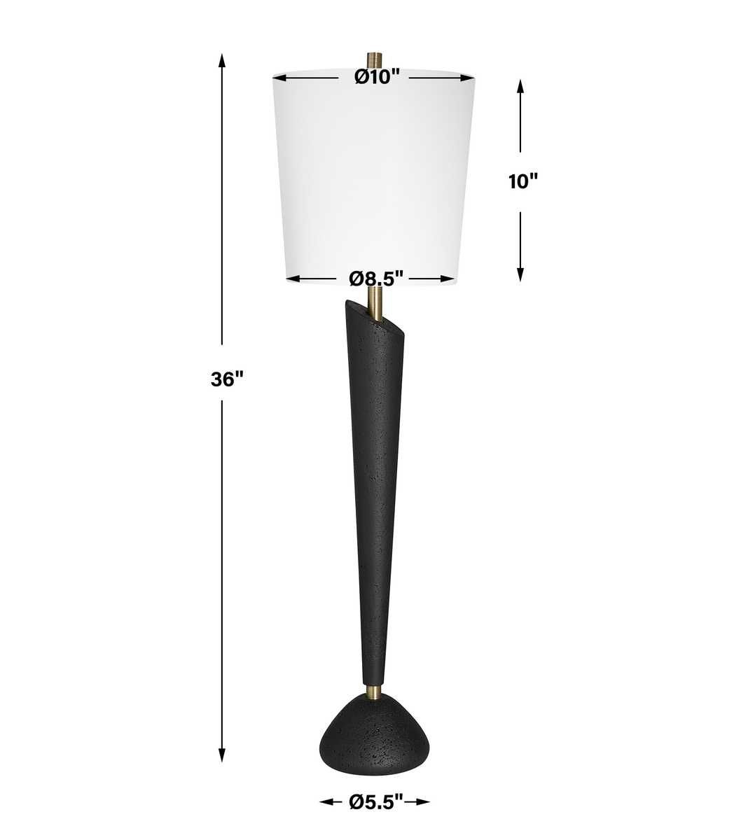 Cypher Buffet Lamp - contemporary lamps for stylish lighting solutions | Image 8 | InSTYLE Home & Rugs