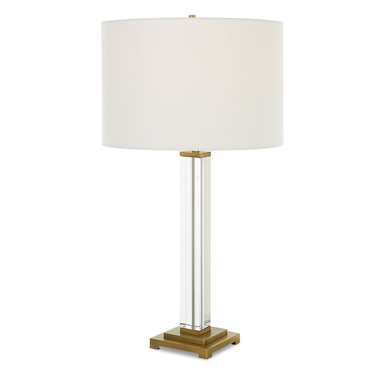 Crystal Column Table Lamp - contemporary lamps for stylish lighting solutions | Image 2 | InSTYLE Home & Rugs