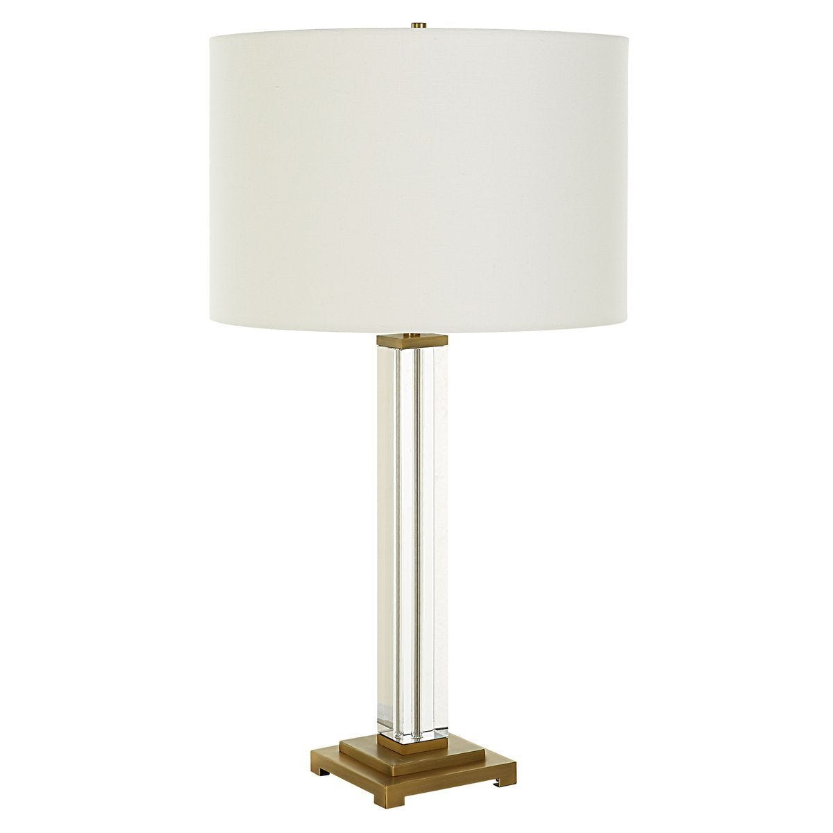 Crystal Column Table Lamp - contemporary lamps for stylish lighting solutions | Image 4 | InSTYLE Home & Rugs