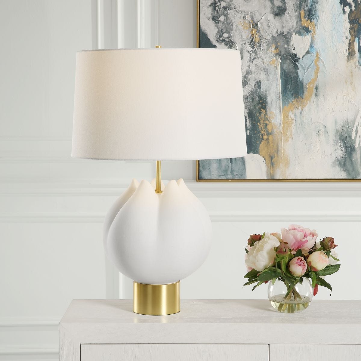 In Bloom Table Lamp - elegant lamps to enhance your room ambiance | Image 5 | InSTYLE Home & Rugs