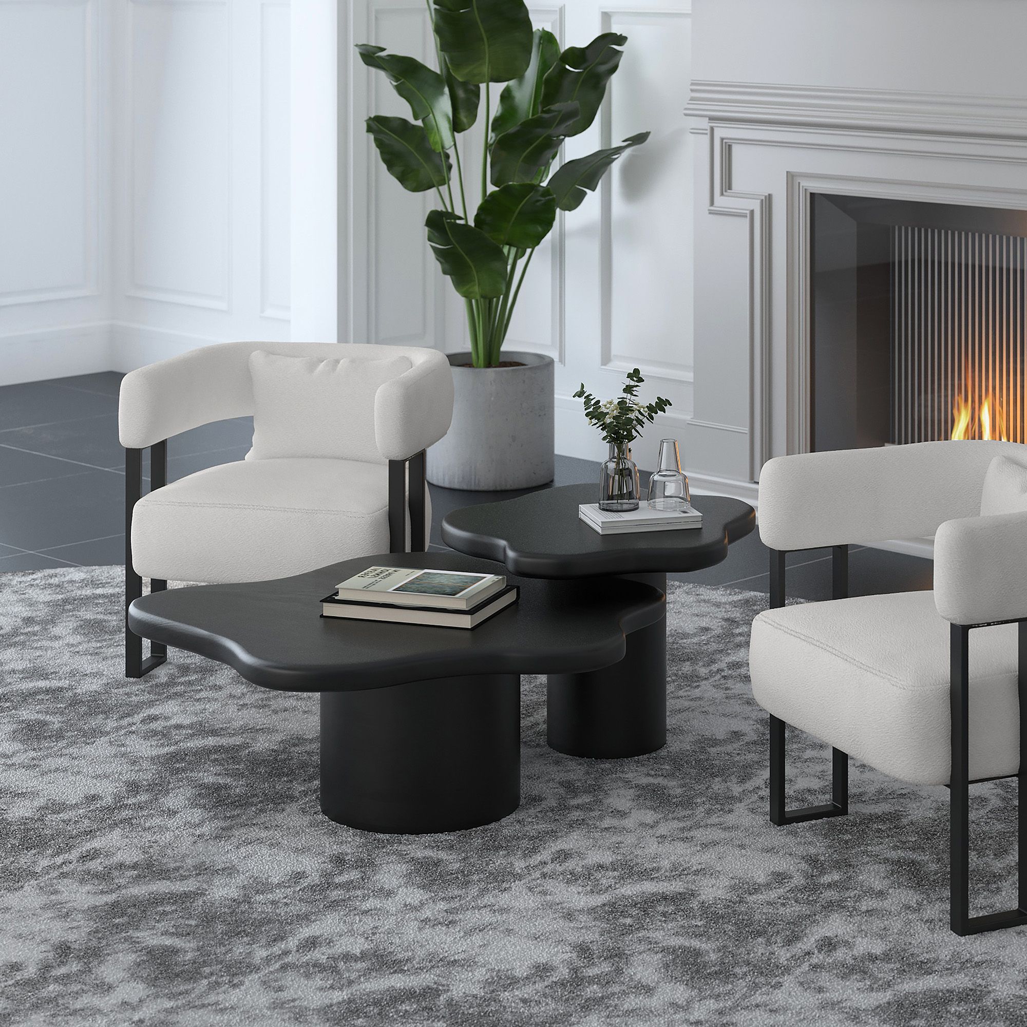 Mayal 2pc Coffee Table Set - functional centerpieces for homes | Image 3 | InSTYLE Home & Rugs