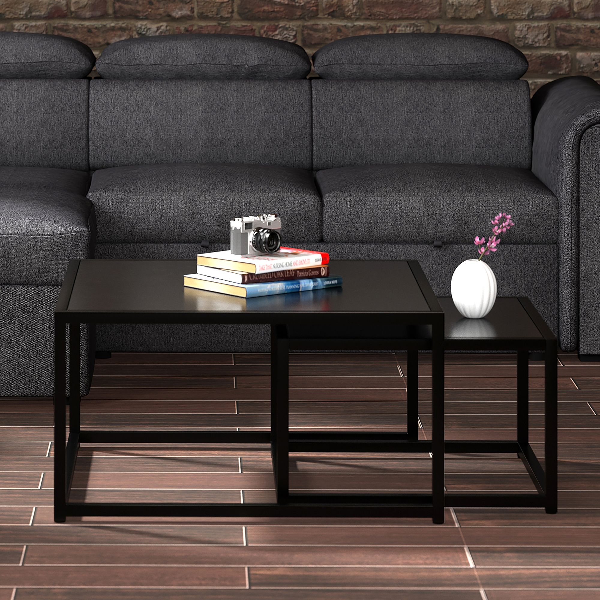 Quinn 2pc Coffee Table Set - stylish tables for living rooms | Image 2 | InSTYLE Home & Rugs