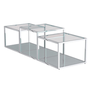Casini 3pc Multi-Tier Coffee Table Set - stylish tables for living rooms | Image 9 | InSTYLE Home & Rugs