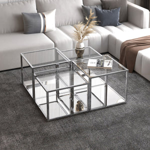 Casini 4pc Multi-Tier Coffee Table Set - functional centerpieces for homes | Image 2 | InSTYLE Home & Rugs