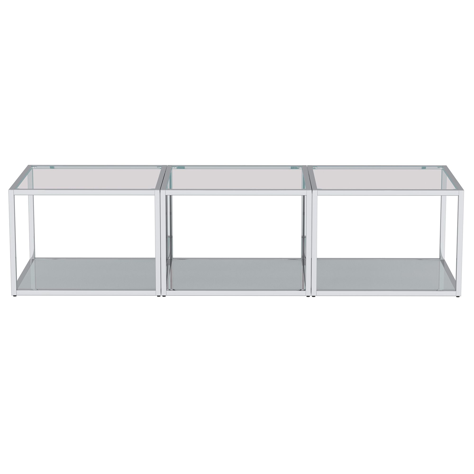 Casini 3pc Small Coffee Table Set - stylish tables for living rooms | Image 3 | InSTYLE Home & Rugs