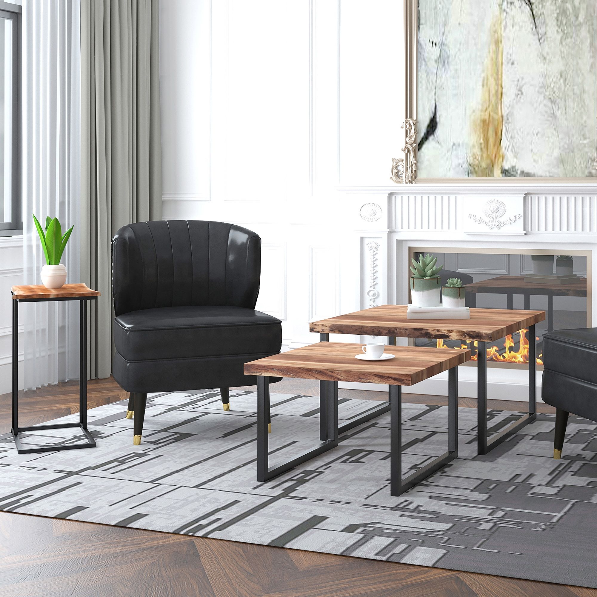 Jivin 2pc Coffee Table Set - stylish tables for living rooms | Image 2 | InSTYLE Home & Rugs
